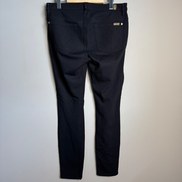 7 For All Mankind Women's 32 Jegging Jeans Black Stretch Summer Festival Casual - Picture 6 of 14